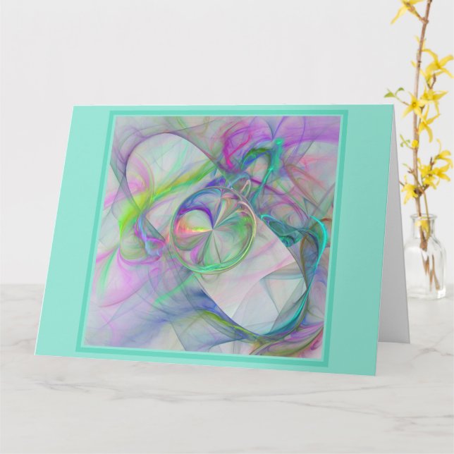 Hovringskort - Tillfällen kort (Gul blomma)