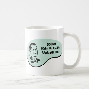 Hovslagaren uttrycker kaffemugg