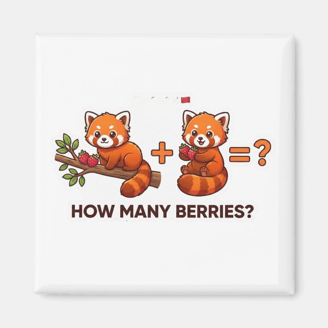 How Many Berries? Animal World Quest for Toddlers Magnet (Framsidan)
