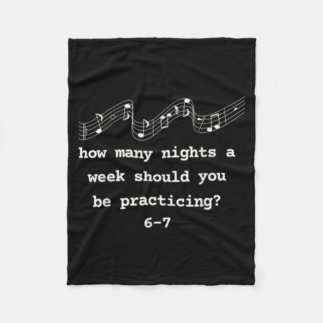 How Many Nights A Week Should You Be Practicing 6- Fleecefilt (Framsidan)