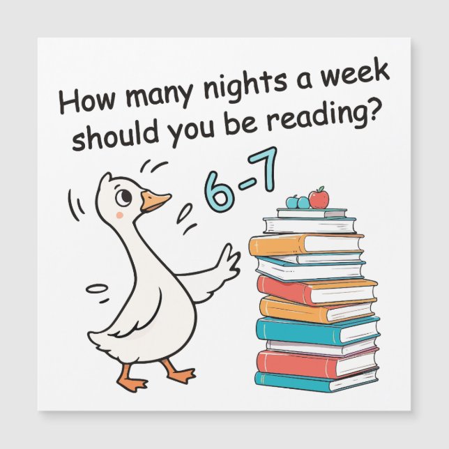 How Many Nights a Week Should You Be Reading 6-7 (Framsida)