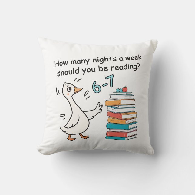 How Many Nights a Week Should You Be Reading 6-7 Kudde (Framsida)