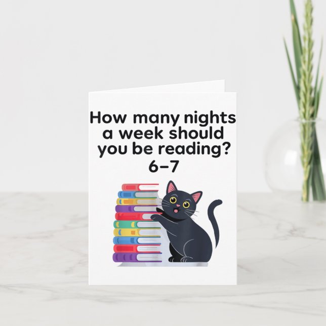 How Many Nights A Week Should You Be Reading 6-7 R Kort (Framsida)
