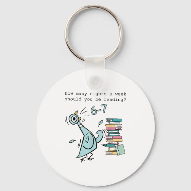 How Many Nights A Week Should You Be Reading 6 7 S Nyckelring (Framsida)