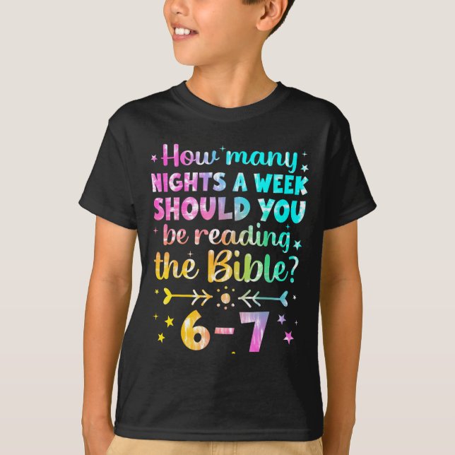 How Many Nights A Week Should You Be Reading The B T Shirt (Framsida)
