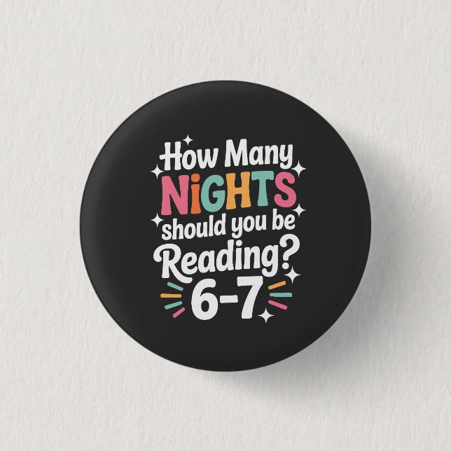 How Many Nights Should You Be Reading – Funny Colo Knapp (Framsida)