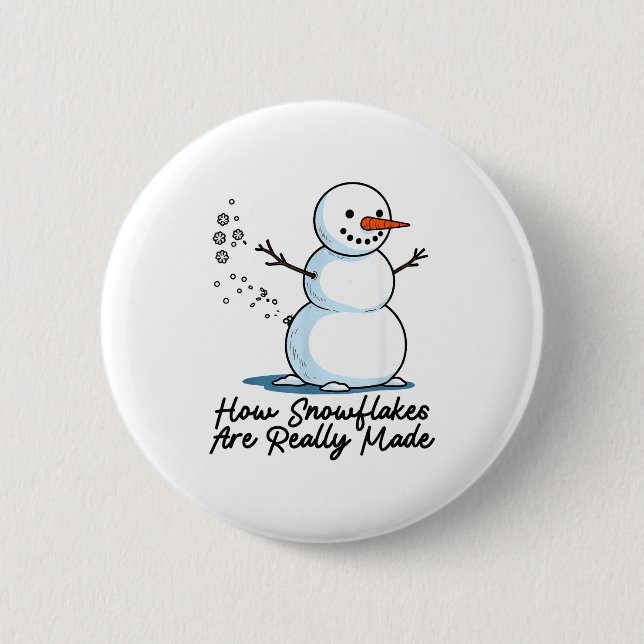 How Snowflakes Are Really Made Snowman Christmas J Knapp (Framsida)