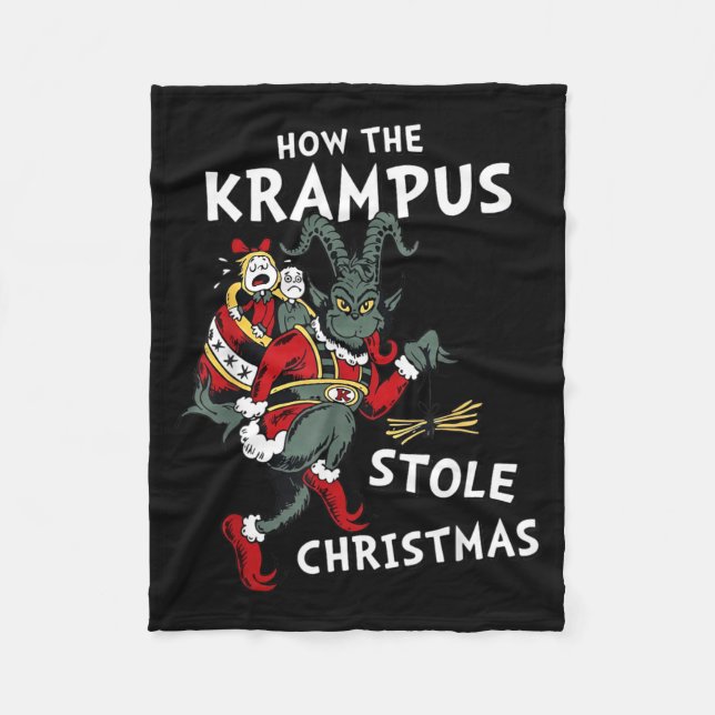 How The Krampus Stole Christmas  Fleecefilt (Framsidan)