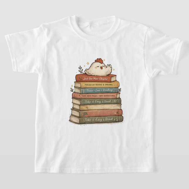 How to Chill Like a chicken T Shirt (Laydown)