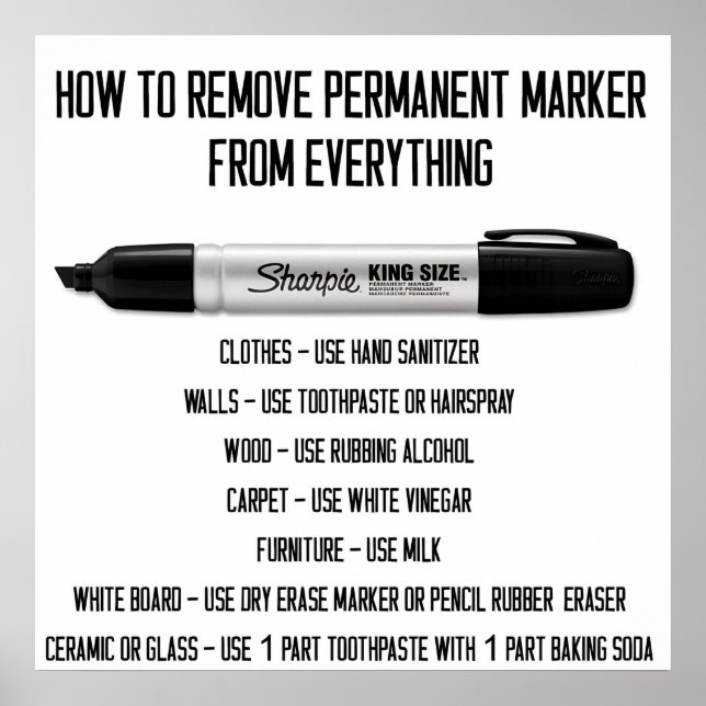 How to Remove Permanent Marker From Everything  Poster (Framsidan)