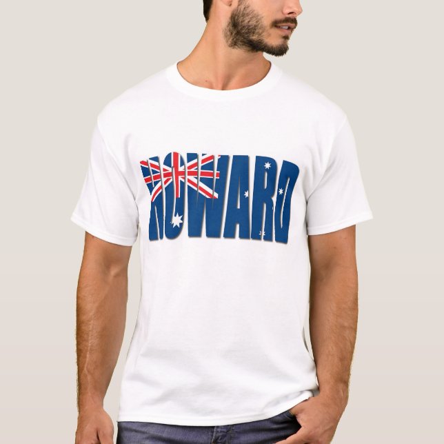Howard Australien flagga T-shirt (Framsida)