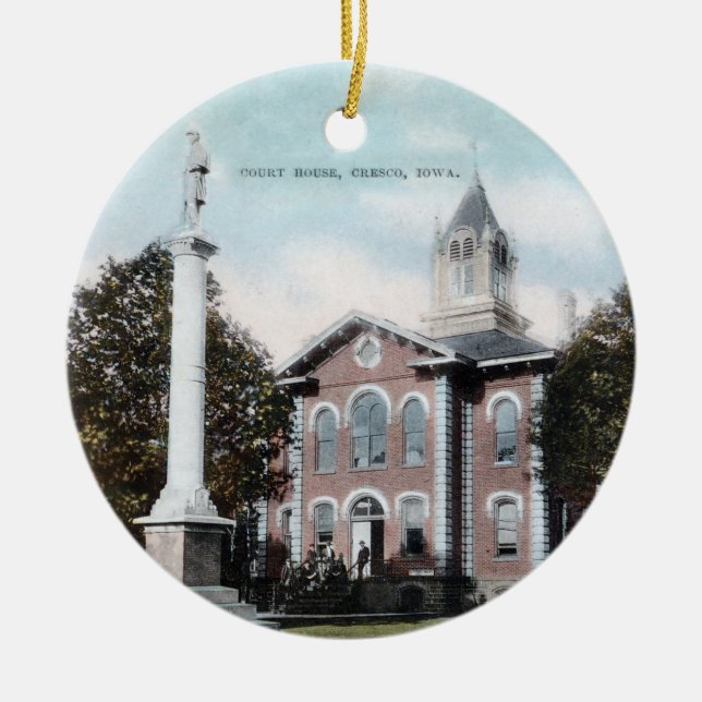 Howard County Court House, Ceramic Ornament (Framsidan)