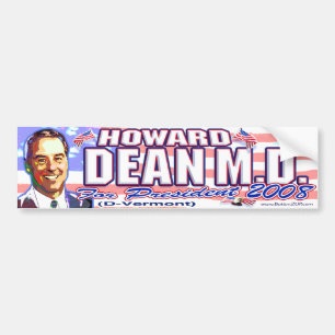 Howard Dean '08 bildekal