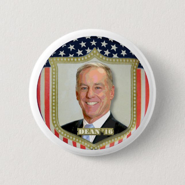Howard Dean för president 2016 Knapp (Framsida)