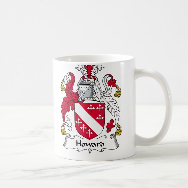 Howard familjvapensköld kaffemugg (Höger)