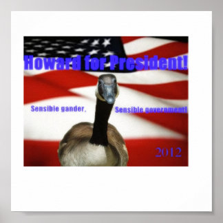 Howard för president 2012 poster