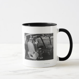 Howard Hughes in Spruce Goose Wooden Flygplan Mugg