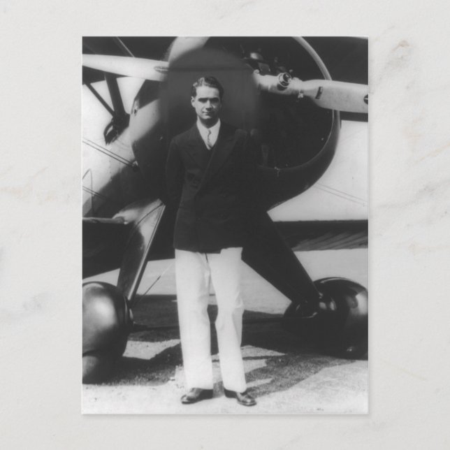 Howard Hughes Postcard Vykort (Framsida)