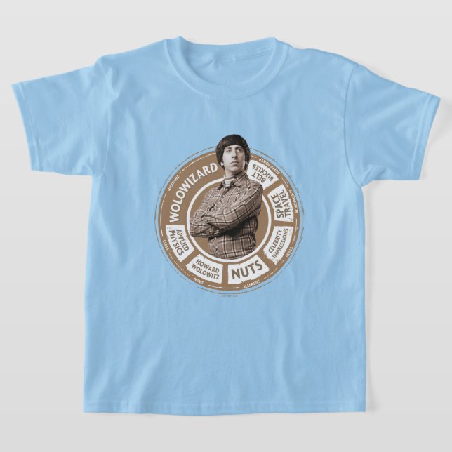 Howard Info Graphic T Shirt (Laydown)