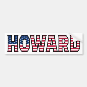Howard Namn Vorname USA Aufkleber Sticker Auto Bildekal