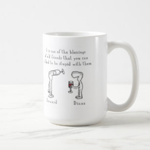 Howard och Diane Kaffemugg