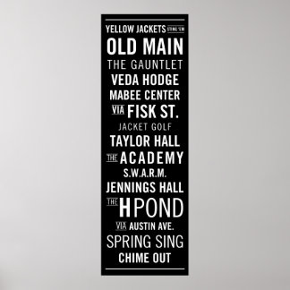 Howard Payne Tunnelbanan Sign Poster
