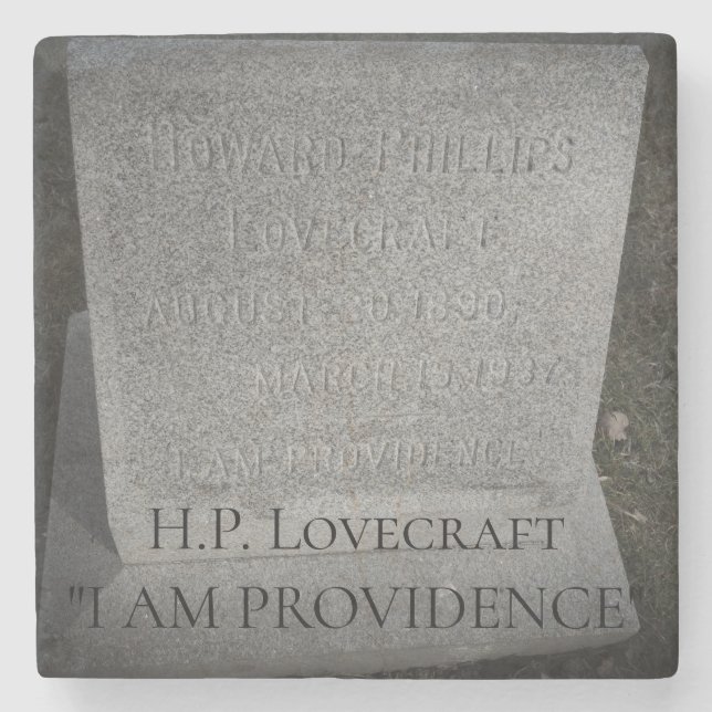 Howard Phillips Lovecraft - Providence, RI Författ Stenunderlägg (Framsidan)
