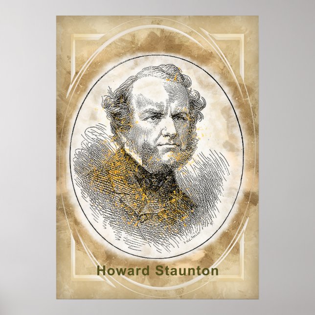 Howard Staunton Poster (Framsidan)