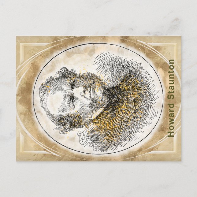 Howard Staunton Vykort (Framsida)