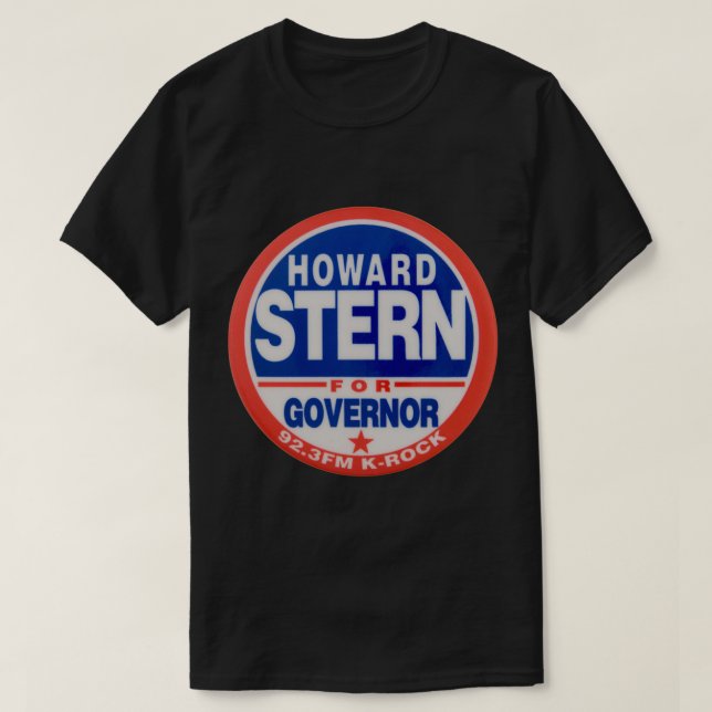 Howard Stern for guvernör Classic T-Shirt (Design framsida)