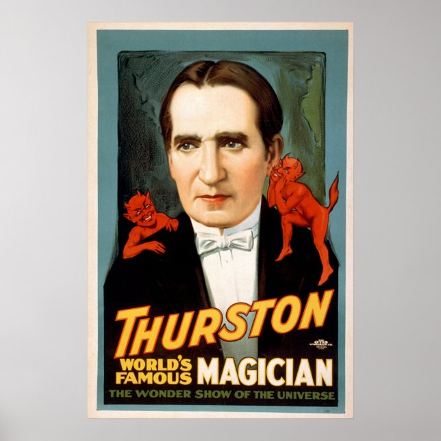 Howard Thurston Magic Advertisement Poster (Framsidan)