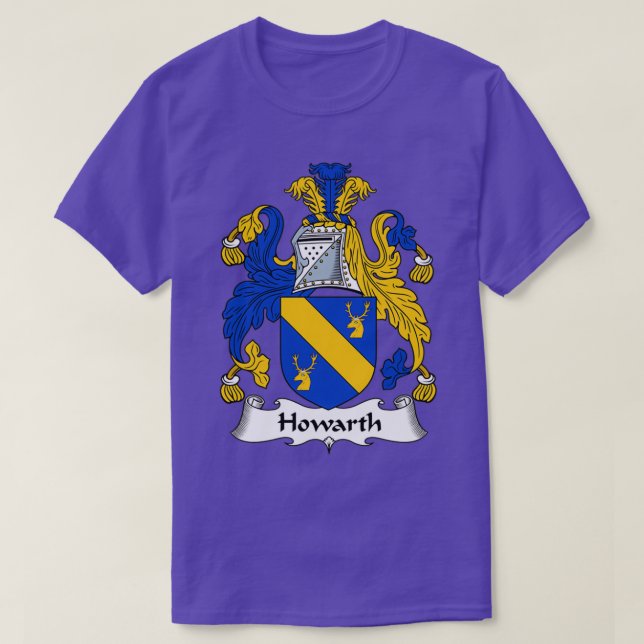 Howarth Jacka of Arm Family Crest T Shirt (Design framsida)