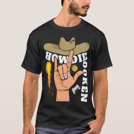 Howdie Ooken Cowboy Gamer T Shirt