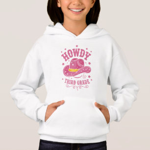 Howdy 3:e Klass Cowboy Cowgirl Back to school T Shirt