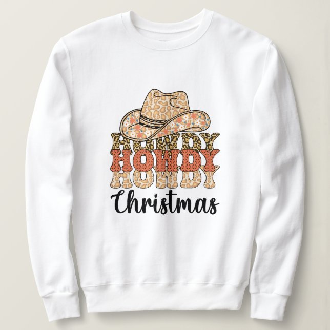 Howdy christmas t shirt (Design framsida)
