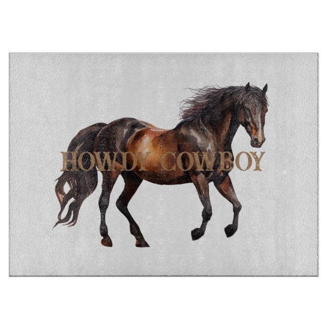Howdy Cowboy Cowgirl Horse (Framsidan)
