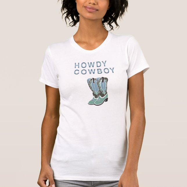 Howdy CowboyT-tröja T-shirt (Framsida)