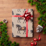 Howdy Cowgirl Cowboy Western Horse Presentpapper<br><div class="desc">Howdy Cowgirl Western Horse Brown Cream Birthday jul eller någon tillfälle</div>