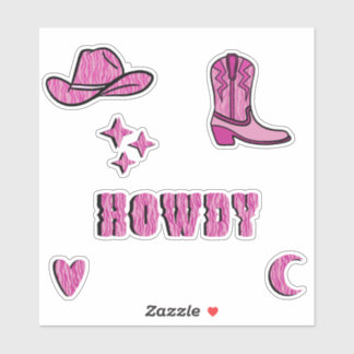 Howdy Cowgirl! Sticker pack  Klistermärken