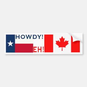 Howdy Eh bildekal