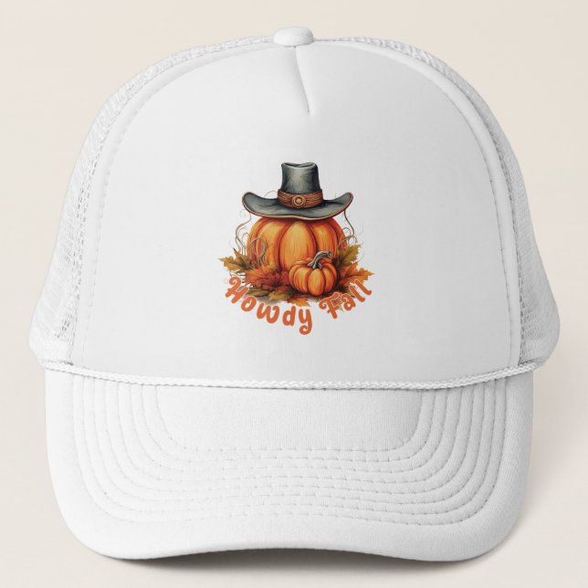 Howdy Fall - Rustic Autumn Vibes Keps (Framsida)