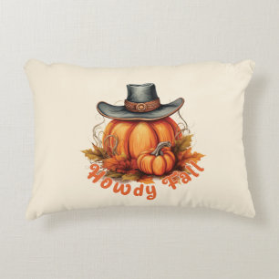 Howdy Fall - Rustic Autumn Vibes Prydnadskudde