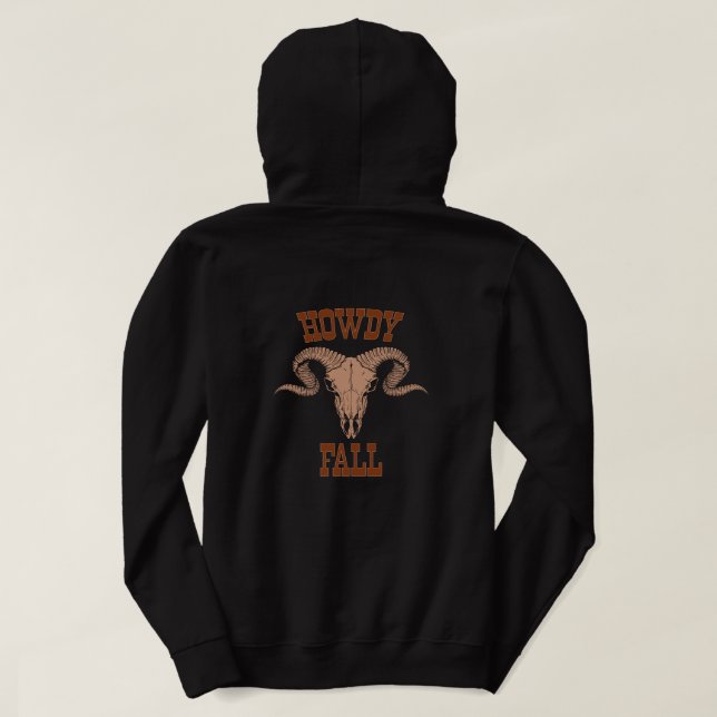 Howdy Fall T Shirt (Design baksida)