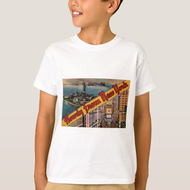 Howdy från New York Tee Shirt (Framsida)