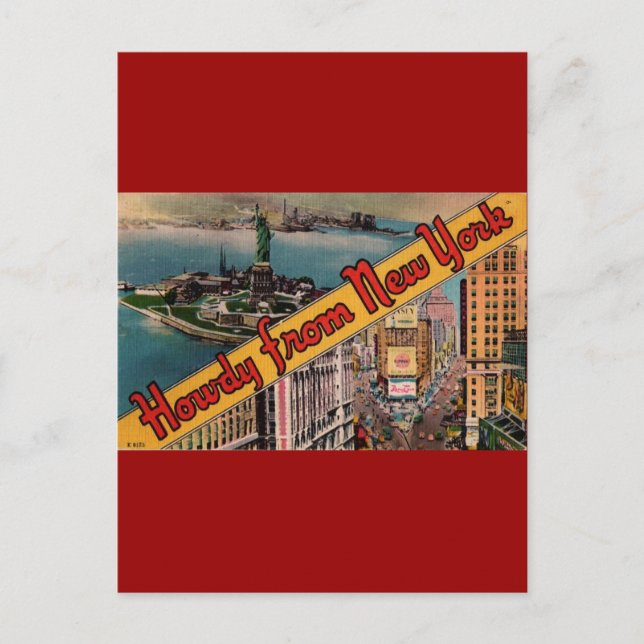Howdy från New York Vykort (Framsida)
