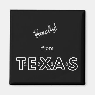 +Howdy från Texas 2020 Magnet
