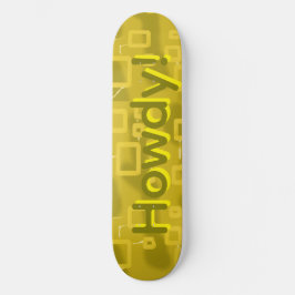 Howdy Geometric  Mini Skateboard Bräda 18,5 Cm