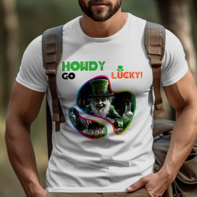 Howdy Go Lucky! - Leprechaun's Pot of Roligt T Shirt (Skapare uppladdad)