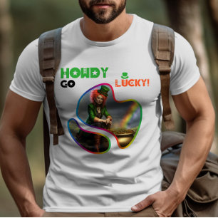 Howdy Go Lucky! - Leprechauns skavenger Hunt T Shirt
