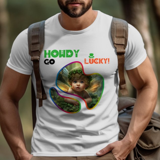Howdy Go Lucky! - Shimering Shamrock Boll T Shirt (Skapare uppladdad)